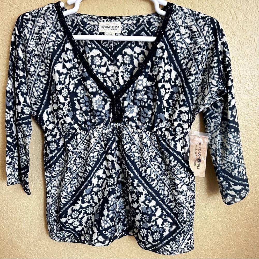 Denim & Supply Ralph Lauren V-Neck Top